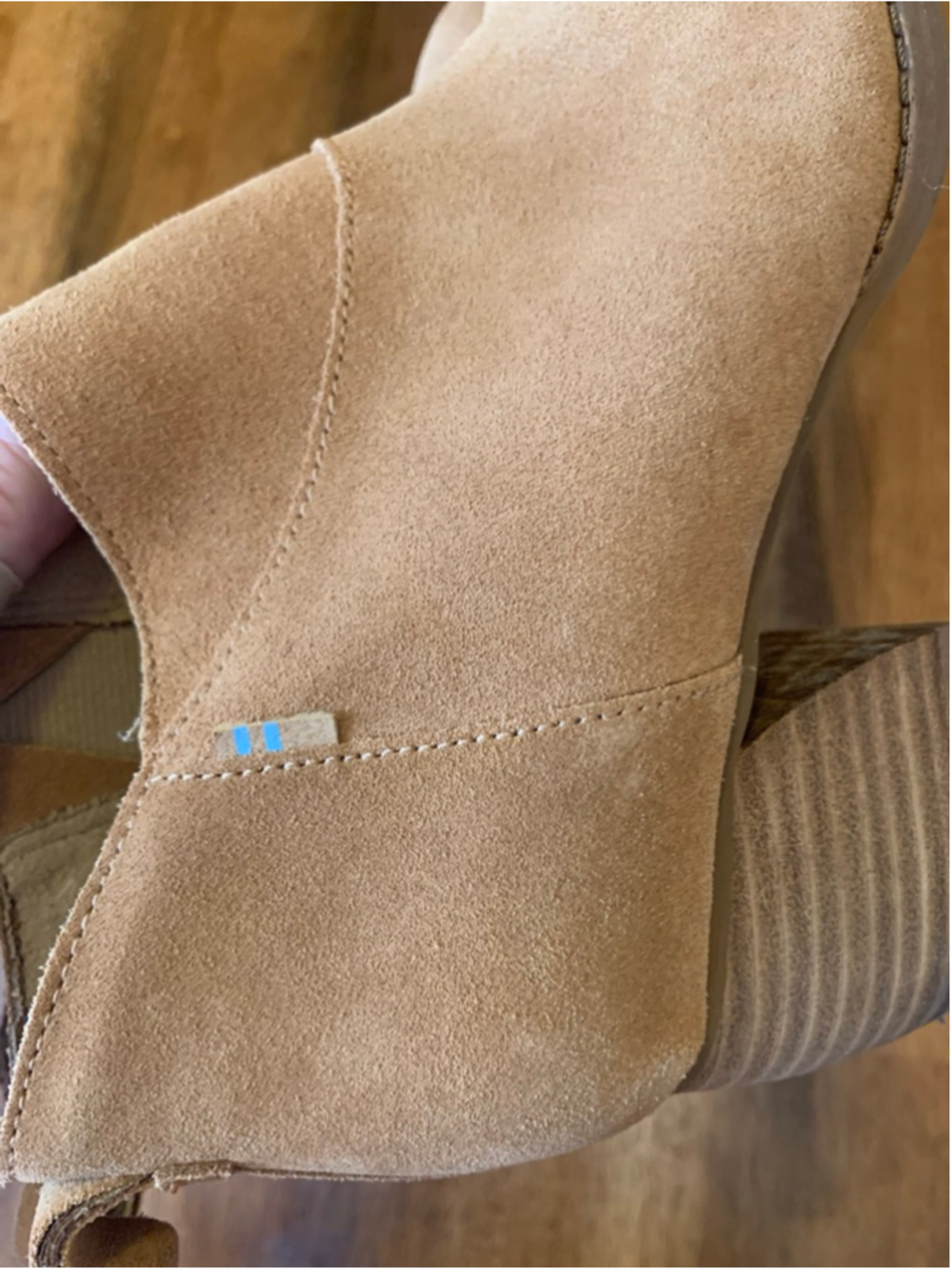 Tom’s Ankle Boots 7 Tan Low Heel - Picture 10 of 11